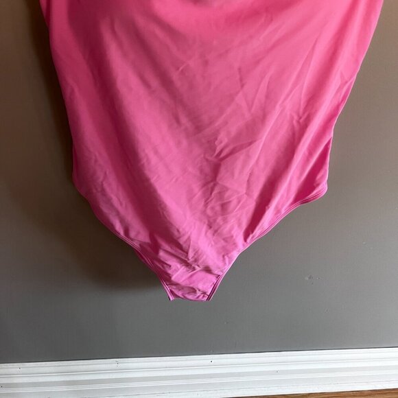 New Relleciga Barbiecore Hot Pink One Piece Swimsuit Size XXL NWT - Picture 4 of 8